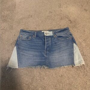 Free people Denim Mini Skirt